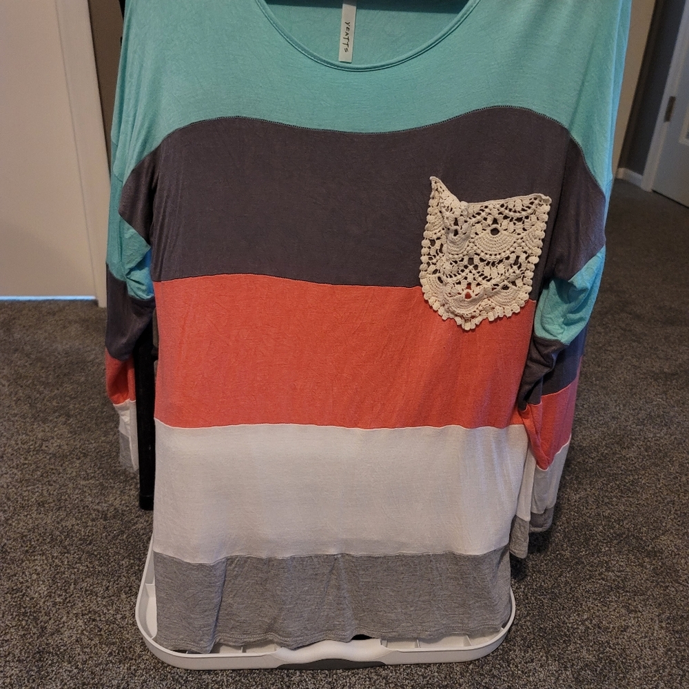 Boutique NWOT XL long sleeve shirt